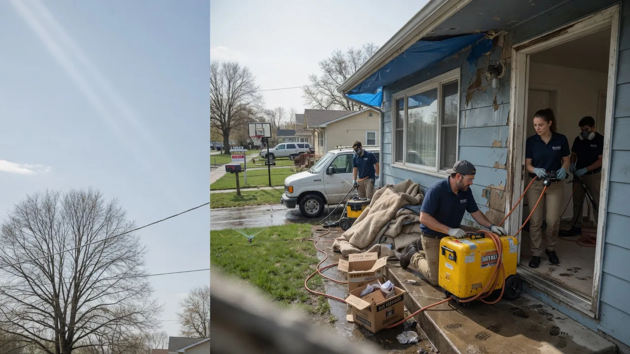 Basement Flood Cleanup in Kaw City, OK near me